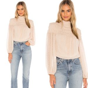 NEW ASTR the Label Libra Top in Buttermilk